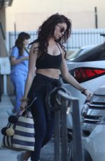 SARAH HYLAND Arrives at a Gym in Los Angeles 02/07/2018