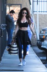 SARAH HYLAND Arrives at a Gym in Los Angeles 02/07/2018
