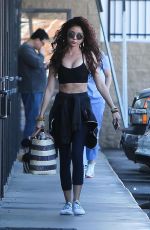 SARAH HYLAND Arrives at a Gym in Los Angeles 02/07/2018