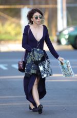 SARAH HYLAND Arrives at a Party in Studio City 02/24/2018