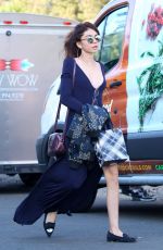 SARAH HYLAND Arrives at a Party in Studio City 02/24/2018