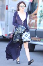 SARAH HYLAND Arrives at a Party in Studio City 02/24/2018