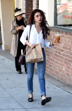SARAH HYLAND at Cafe Gratitude in West Hollywood 02/06/2018