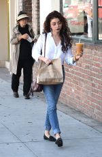 SARAH HYLAND at Cafe Gratitude in West Hollywood 02/06/2018