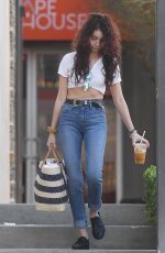 SARAH HYLAND Leaves Beauty and Hair Salon in Hollywood 02/07/2018