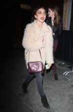 SARAH HYLAND Leaves Hotel Cafe in Los Angeles 02/15/2018