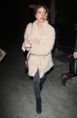 SARAH HYLAND Leaves Hotel Cafe in Los Angeles 02/15/2018