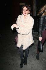 SARAH HYLAND Leaves Hotel Cafe in Los Angeles 02/15/2018