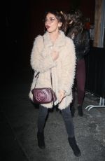 SARAH HYLAND Leaves Hotel Cafe in Los Angeles 02/15/2018