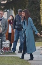 SARAH HYLAND on the Set of Modern Family in West Hollywood 02/27/2018