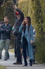 SARAH HYLAND on the Set of Modern Family in West Hollywood 02/27/2018
