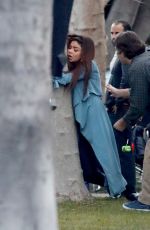 SARAH HYLAND on the Set of Modern Family in West Hollywood 02/27/2018