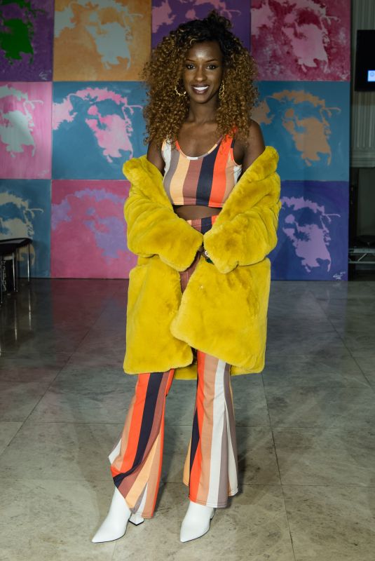 SARAH MULINDWA at Vin + Omi Show at London Fashion Week 02/15/2018
