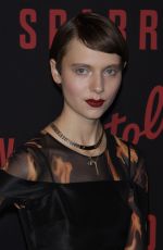 SASHA FROLOVA at Red Sparrow Premiere in New York 02/26/2018