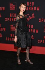 SASHA FROLOVA at Red Sparrow Premiere in New York 02/26/2018