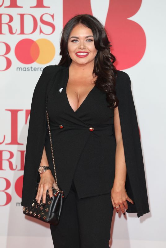 SCARLETT MOFFATT at Brit Awards 2018 in London 02/21/2018