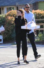 SELENA GOMEZ Arrives at a Party in Studio City 02/24/2018
