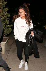SELENA GOMEZ Arrives at a Recording Studio in westwood 02/22/2018