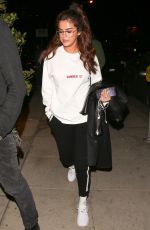 SELENA GOMEZ Arrives at a Recording Studio in westwood 02/22/2018
