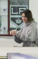 SELENA GOMEZ at Kings Valley Ice Center in Los Angeles 01/31/2018
