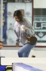SELENA GOMEZ at Kings Valley Ice Center in Los Angeles 01/31/2018