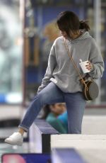 SELENA GOMEZ at Kings Valley Ice Center in Los Angeles 01/31/2018