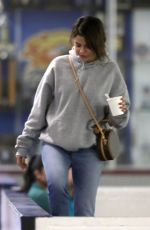 SELENA GOMEZ at Kings Valley Ice Center in Los Angeles 01/31/2018