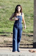 SELENA GOMEZ at Lake Balboa Park in Encino 02/02/2018