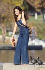 SELENA GOMEZ at Lake Balboa Park in Encino 02/02/2018