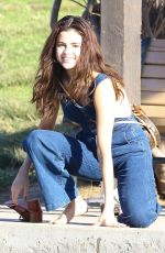 SELENA GOMEZ at Lake Balboa Park in Encino 02/02/2018