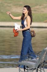 SELENA GOMEZ at Lake Balboa Park in Encino 02/02/2018