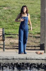 SELENA GOMEZ at Lake Balboa Park in Encino 02/02/2018