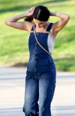 SELENA GOMEZ at Lake Balboa Park in Encino 02/02/2018