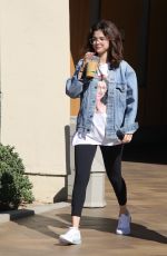 SELENA GOMEZ Heading to a Business Meeting in Los Angeles 02/08/2018
