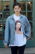 SELENA GOMEZ Heading to a Business Meeting in Los Angeles 02/08/2018