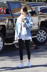 SELENA GOMEZ Heading to a Business Meeting in Los Angeles 02/08/2018