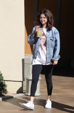 SELENA GOMEZ Heading to a Business Meeting in Los Angeles 02/08/2018