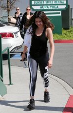 SELENA GOMEZ Heading to a Studio in Los Angeles 02/28/2018