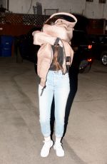 SELENA GOMEZ Leaves Church in Beverly Hills 02/21/2018