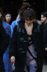 SELENA GOMEZ Leaves Coach Fashion Show at New York Fashion Week 02/13/2018