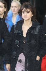 SELENA GOMEZ Leaves Coach Fashion Show at New York Fashion Week 02/13/2018