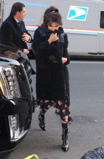 SELENA GOMEZ Leaves Coach Fashion Show at New York Fashion Week 02/13/2018