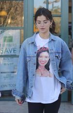 SELENA GOMEZ Out for a Coffee in Studio City 02/08/2018