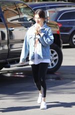 SELENA GOMEZ Out for a Coffee in Studio City 02/08/2018