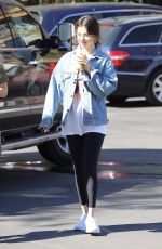 SELENA GOMEZ Out for a Coffee in Studio City 02/08/2018
