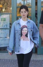 SELENA GOMEZ Out for a Coffee in Studio City 02/08/2018