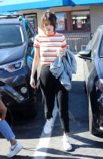 SELENA GOMEZ Out for Breakfast in Encino 02/07/2018