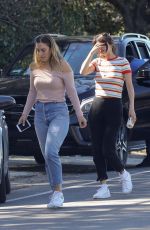 SELENA GOMEZ Out for Breakfast in Encino 02/07/2018
