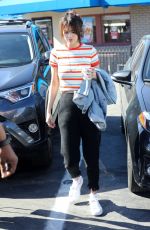 SELENA GOMEZ Out for Breakfast in Encino 02/07/2018