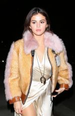 SELENA GOMEZ Out for Dinner in Los Angeles 02/02/2018